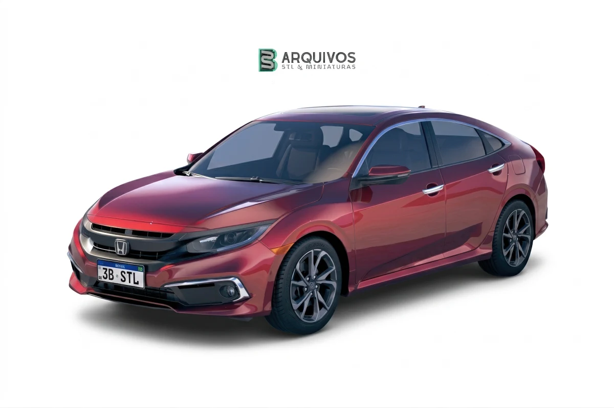 Modelo 3D STL - Honda Civic 2019